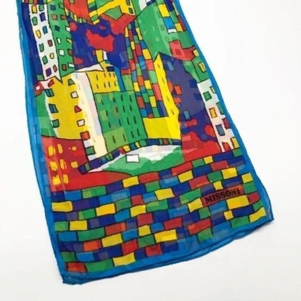 Missoni silk colorful